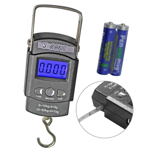 Digital Fishing Scale with Measuring Tape – Precise, Durable &amp; Portable for Anglers
