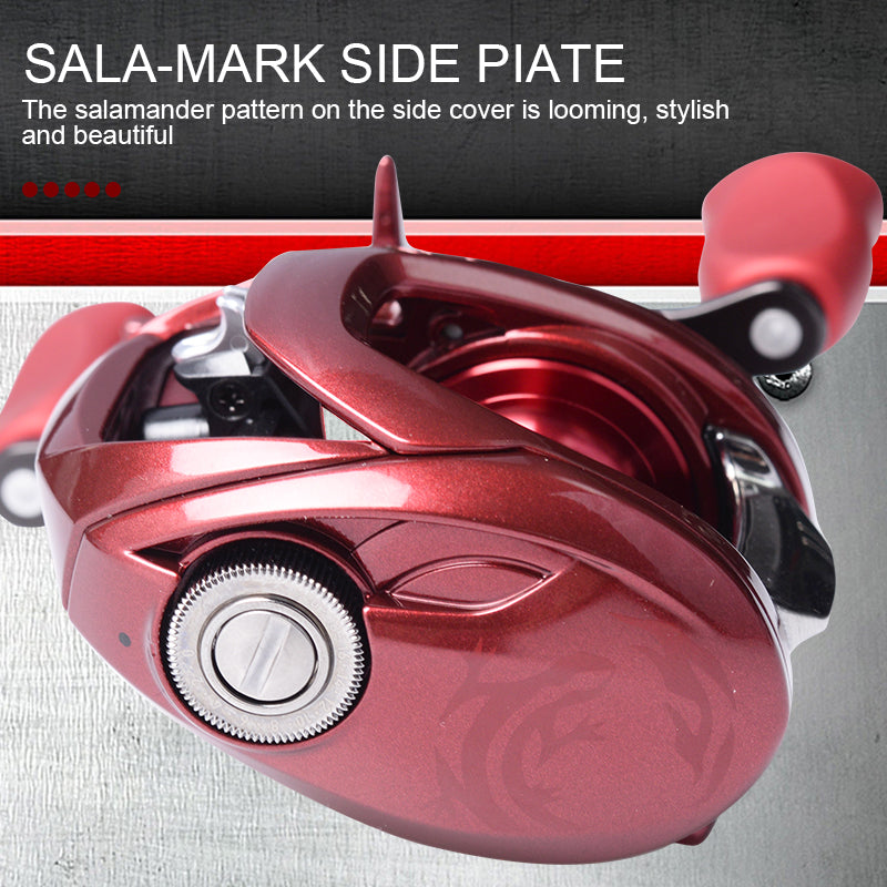 103H / 103HL Baitcasting Reel – 7+1BB | Gear Ratio 7.1:1 | Max Drag 5kg | SALAMANDURA Series