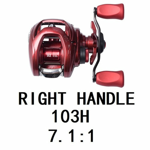 103H / 103HL Baitcasting Reel – 7+1BB | Gear Ratio 7.1:1 | Max Drag 5kg | SALAMANDURA Series