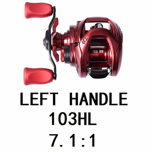 103H / 103HL Baitcasting Reel – 7+1BB | Gear Ratio 7.1:1 | Max Drag 5kg | SALAMANDURA Series