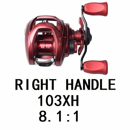 103H / 103HL Baitcasting Reel – 7+1BB | Gear Ratio 7.1:1 | Max Drag 5kg | SALAMANDURA Series