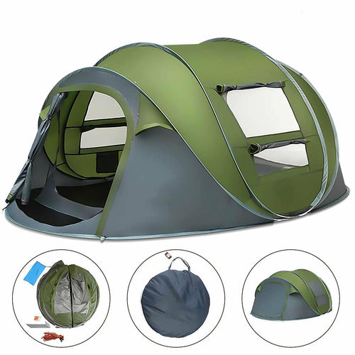 4–5 Person Pop-Up Camping Tent – Waterproof, Easy Setup & Breathable Design