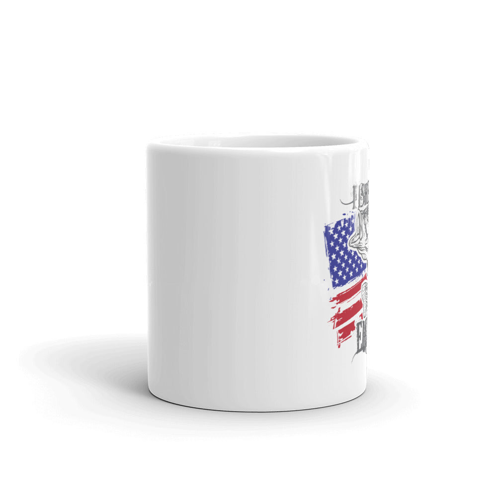 Fisherman American Empire 11oz Coffee Mug – UV Printed Patriotic Fishing Gift