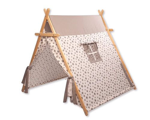 XL Bunny Play Tent &amp; Play Mat Set – Indoor &amp; Outdoor Kids Teepee Tent with Lights