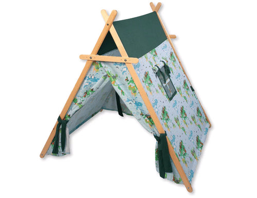 XL Bunny Play Tent &amp; Play Mat Set – Indoor &amp; Outdoor Kids Teepee Tent with Lights